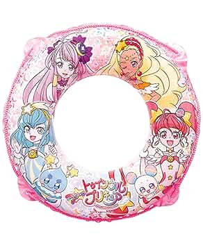BANDAI - 2★プリキュア★浮き輪♪55cm♪【新品】 Amazon | デリシャスパーティ♡プリキュアウキワ55cm | 浮き輪